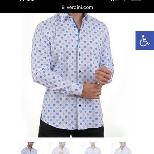 Vercini Premium dress shirt 4XL NWOT